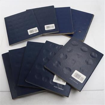 Empty US Coin Collection Booklets, 9 Pieces
