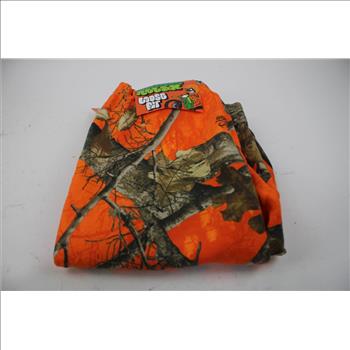 Empyre X Realtree Fleece Orange Camo Baggy Sweatpants And Pocket T- Shirt, Medium