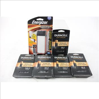 Energizer Compact Lantern, And Duracell Battery Pack, 5+ Pieces