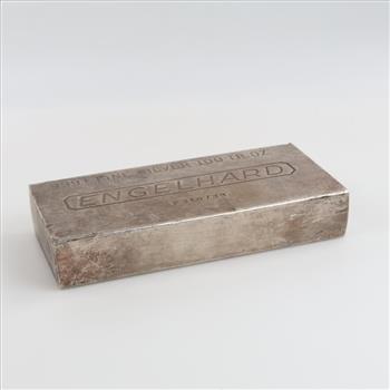 Engelhard Fine Silver 100 Troy Oz Bar