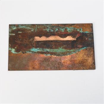 Engraved Copper Plate