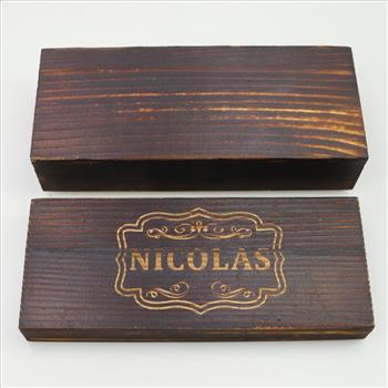Engraved Wooden Trinket Box