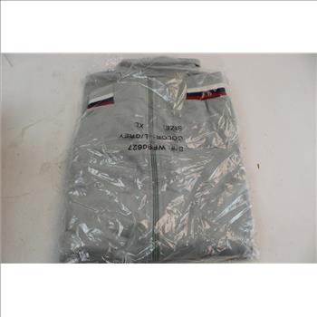 Enyce Men's Track Jacket Grey/Blue/Red./White - XL