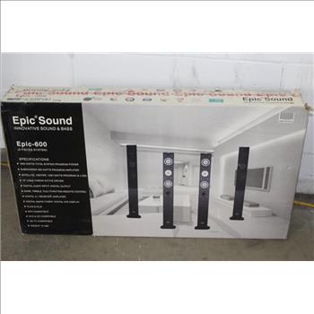 Epic Sound Epic-6000 Sound System Sound Bars, 4 Pieces