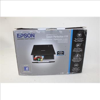 Epson Perfection V19 Flatbed Color Image Scanner