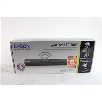 Epson WorkForce ES-60W Wireless Portable Scanner