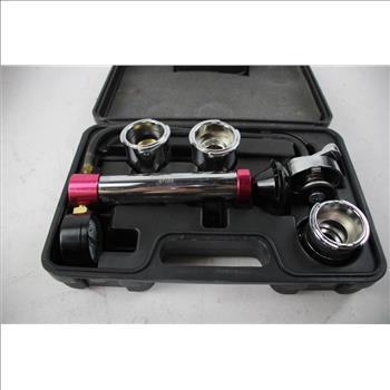 Ever Tough Compression Tester Gauge Set And Radiator & Cap Test Kit, 2 Pieces