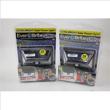 EverBrite Ultra Motion Activated Solar Power LED Lights, 2 Pieces