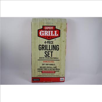 Expert Grill 4-Piece Grilling Set