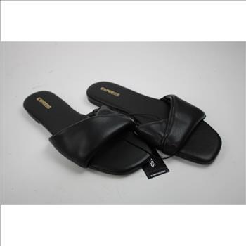 Express Black Sandals, Women's Size 7