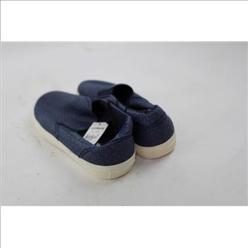 Express Blue Polka Dot Slip-On Shoes, Men's Size 9