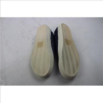 Express Blue Polka Dot Slip-On Shoes, Men's Size 9