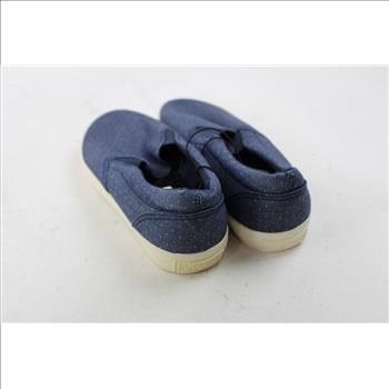 Express Blue Polka Dot Slip-On Shoes, Men's Size 9