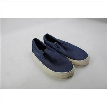 Express Blue Polka Dot Slip-On Shoes, Men's Size 9