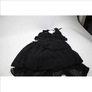 Express Maxi Dress, Black, Size Large