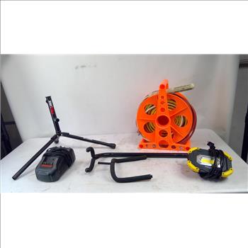 Extension Cord Wheel, Hyper Tough Plugin Work Light