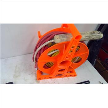 Extension Cord Wheel, Hyper Tough Plugin Work Light