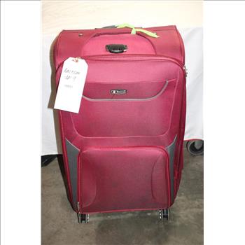 Ezzyrol 4-Wheel Large Spinner Suitcase, Red