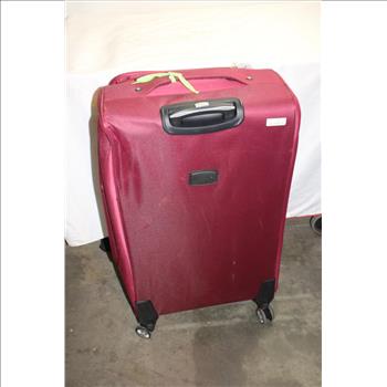 Ezzyrol 4-Wheel Large Spinner Suitcase, Red
