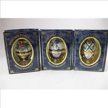 Fabulous Egg, Genuine Porcelain 6 Pieces