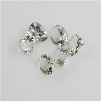 Faceted Loose Jewelry Craft Stones, 4+ Stones