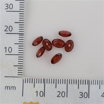 Faceted Loose Jewelry Craft Stones, 7 Pieces