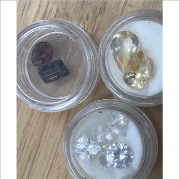 Faceted Loose Jewelry Craft Stones, 8+ Stones