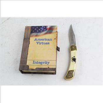 Falkner American Virtues 2 Integrity Collectors Folding Knife