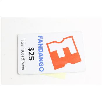 Fandango Gift Card, $25.00