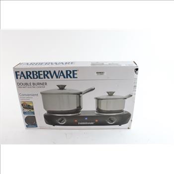Farberware Double Burner 1800-Watt Electric Cooktop