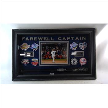 Farewell Captain Signed Derek Jeter Baseball Bat