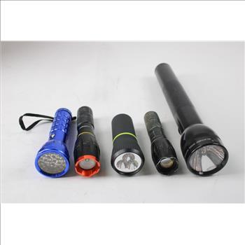 Farpoint, Elite Force, And More Flashlight Lot, 11 Pieces