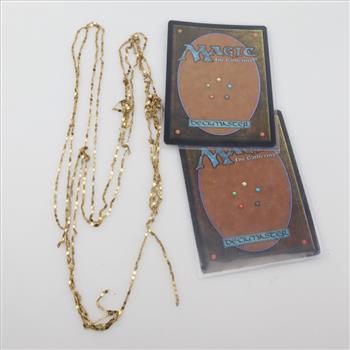 Fashion Chain & Magic Trading Cards, 3 Pieces