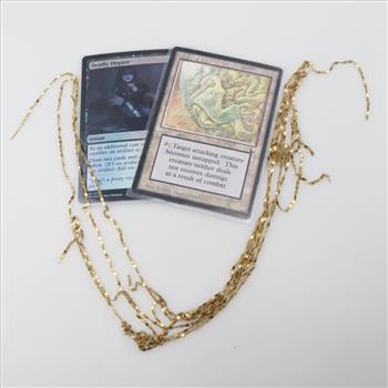 Fashion Chain & Magic Trading Cards, 3 Pieces