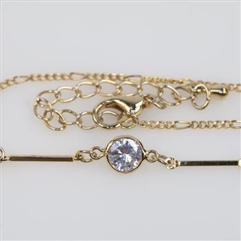 Fashion Clear Stone Pendant Bracelet