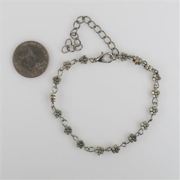 Fashion Flower Link Bracelet With US Nickel