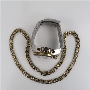 Fashion Necklace And Invicta Watch, 2 Pieces