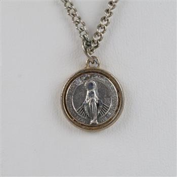 Fashion Necklace With Religious Pendant