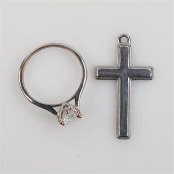 Fashion Ring & Pendant, 2 Pieces