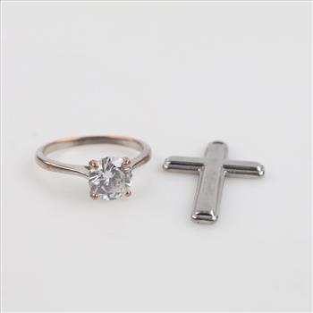 Fashion Ring & Pendant, 2 Pieces