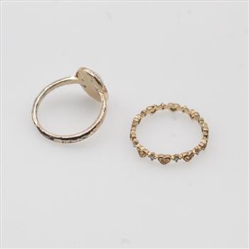 Fashion Rings, 2 Pieces