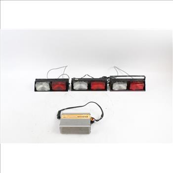 Federal Signal Corp Dash Lights And More, 4 Pieces
