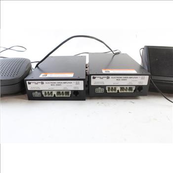 Federal Signal Electronic Siren Amplifier And More, 4 Pieces