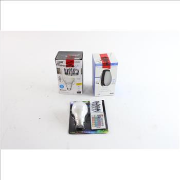 Feit Smart Indoor Camera, LED Party Bulb & More, 3 Pieces