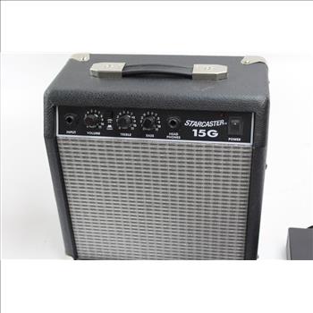 Fender Starcaster 15G Amplifier, Uniden CB Radio And More, 3 Pieces