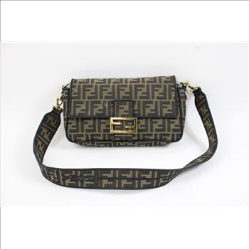 Fendi Baguette FF Bag - Doublechecked By Entrupy