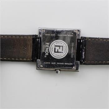 Fendi Logo Square Watch