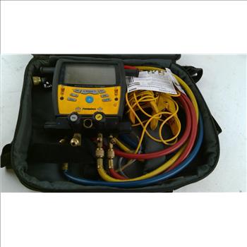 FieldPiece Wireless 4 Port Manifold + Micron Gauge