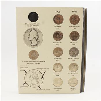 Fifty State Commemorative Quarters Collection Booklet, 51 Coins