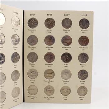 Fifty State Commemorative Quarters Collection Booklet, 51 Coins